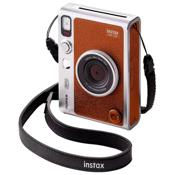 Фотоаппарат FujiFilm Instax Mini Evo  CMOS/ Коричневый photo 6 Фотоаппарат FujiFilm Instax Mini Evo  CMOS/ Коричневый photo 6