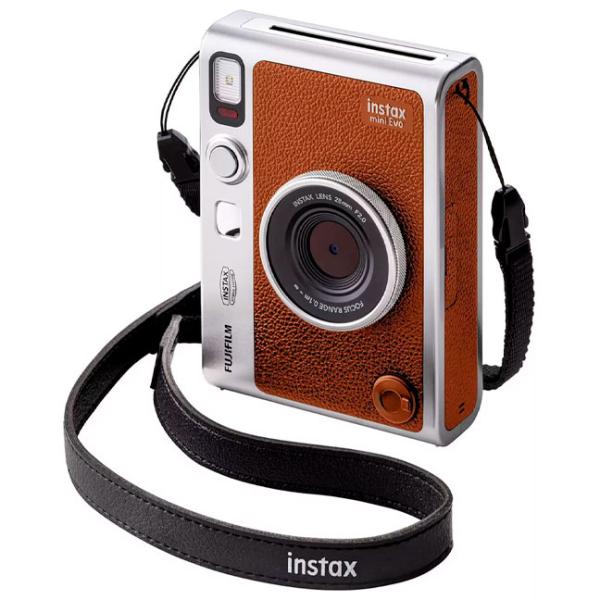 Фотоаппарат FujiFilm Instax Mini Evo  CMOS/ Коричневый photo 6 Фотоаппарат FujiFilm Instax Mini Evo  CMOS/ Коричневый photo 6