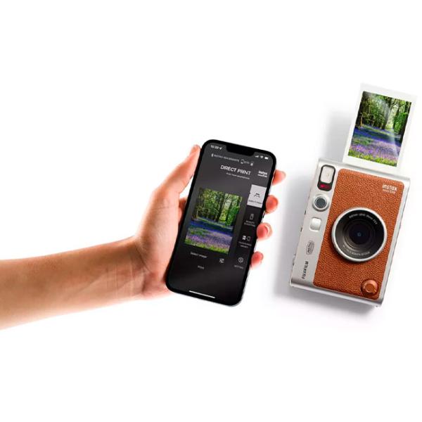 Фотоаппарат FujiFilm Instax Mini Evo  CMOS/ Коричневый photo 7 Фотоаппарат FujiFilm Instax Mini Evo  CMOS/ Коричневый photo 7