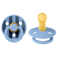 Соска круглая Bibs Studio Colour 12015101 Унисекс / 6 месяцев - 18 месяцев / Латекс / Синий