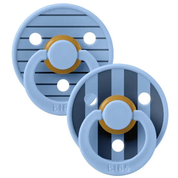Соска круглая Bibs Studio Colour 12015101 Унисекс / 6 месяцев - 18 месяцев / Латекс / Синий photo 2