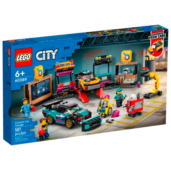 Constructor LEGO Custom Car Garage Figuri/ Multicolor photo 1