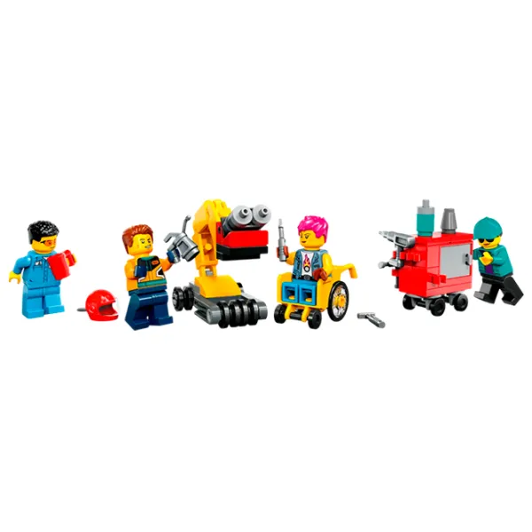 Constructor LEGO Custom Car Garage Figuri/ Multicolor photo 5