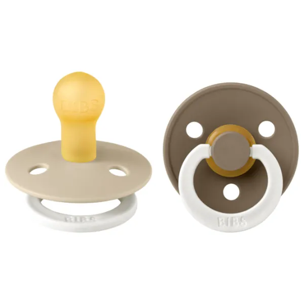 Suzetă cu tetina rotundă Bibs Colour Glow 110244  Unisex / 0 luni - 6 luni / Latex / Vanilla photo 1 Suzetă cu tetina rotundă Bibs Colour Glow 110244  Unisex / 0 luni - 6 luni / Latex / Vanilla photo 1