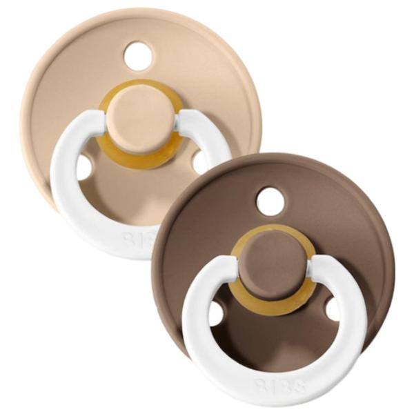 Suzetă cu tetina rotundă Bibs Colour Glow 110244  Unisex / 0 luni - 6 luni / Latex / Vanilla photo 2 Suzetă cu tetina rotundă Bibs Colour Glow 110244  Unisex / 0 luni - 6 luni / Latex / Vanilla photo 2