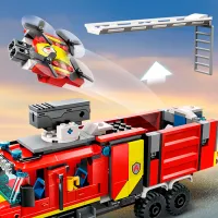Constructor LEGO Fire Command Truck Figuri/ Multicolor photo 4