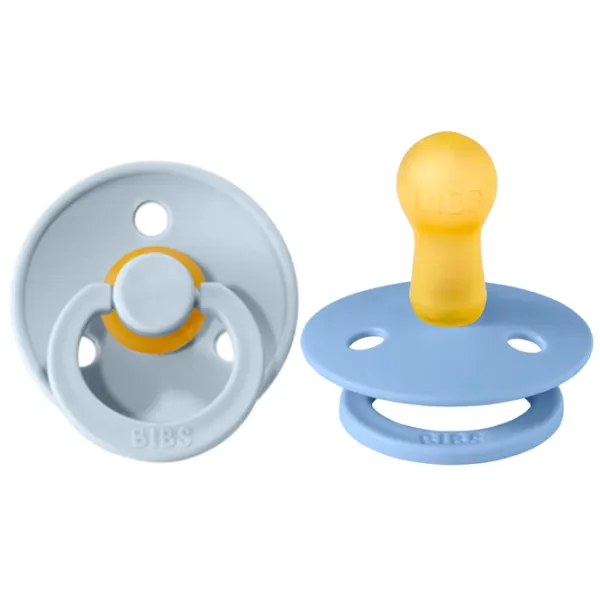 Соска круглая Bibs Colour 120214  Унисекс / 6 месяцев - 18 месяцев / Латекс / Детский голубой photo 1