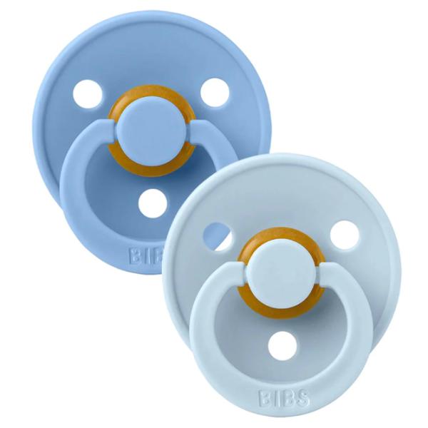 Соска круглая Bibs Colour 120214  Унисекс / 6 месяцев - 18 месяцев / Латекс / Детский голубой photo 3