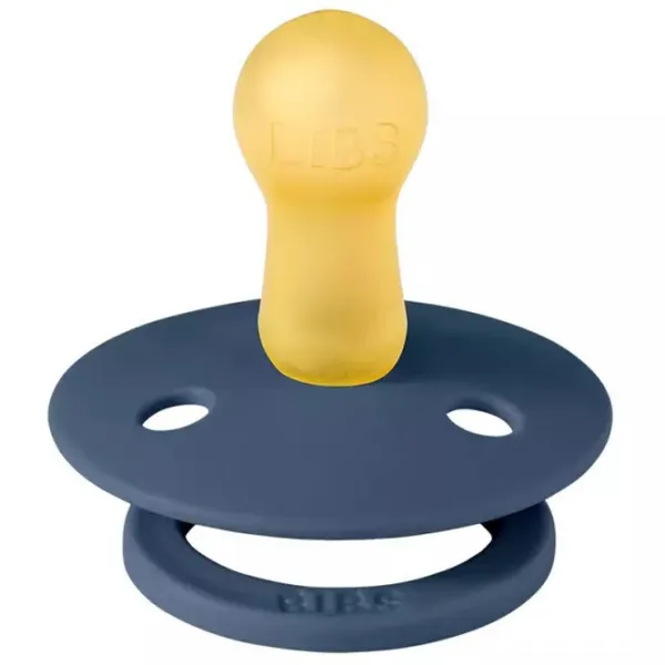 Suzetă cu tetina rotundă Bibs Colour 110428  Unisex / 0 luni - 6 luni / Latex / Steel Blue photo 4