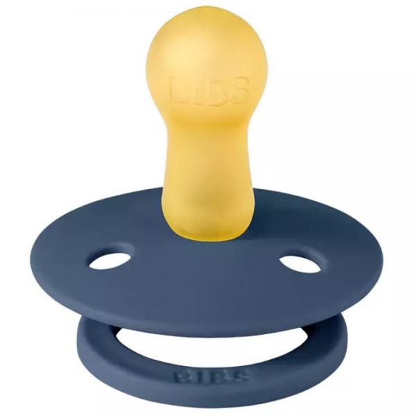 Suzetă cu tetina rotundă Bibs Colour 110428  Unisex / 0 luni - 6 luni / Latex / Steel Blue photo 4