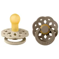 Соска круглая Bibs Boheme 240106  Унисекс / 6 месяцев - 18 месяцев / Латекс / Ваниль