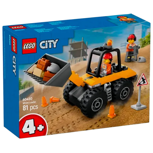 Constructor LEGO Yellow Construction Wheel Loader Figuri/ Multicolor photo 1