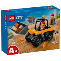 Constructor LEGO Yellow Construction Wheel Loader Figuri/ Multicolor