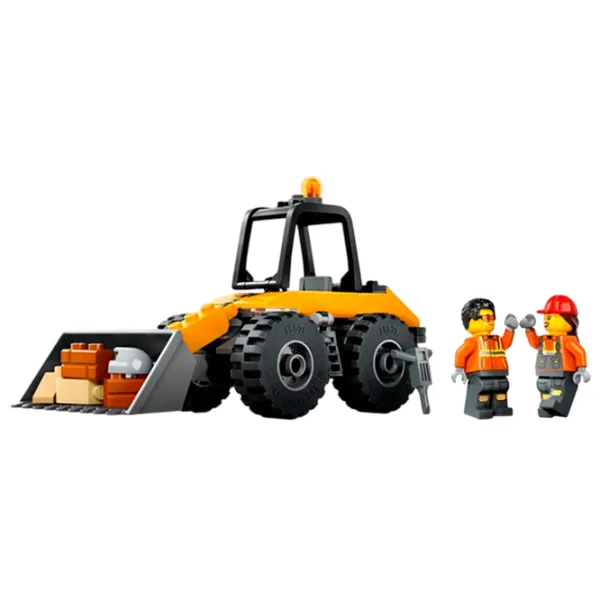 Constructor LEGO Yellow Construction Wheel Loader Figuri/ Multicolor photo 2