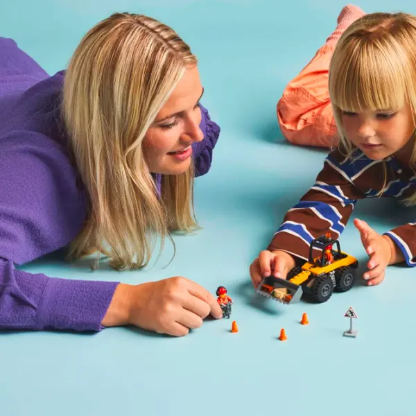 Constructor LEGO Yellow Construction Wheel Loader Figuri/ Multicolor photo 5