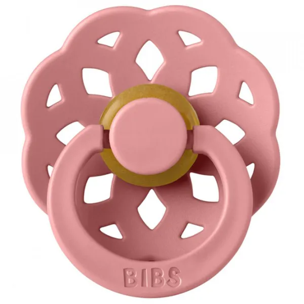 Suzetă cu tetina rotundă Bibs Boheme 230143  Pentru fetițe / 0 luni - 6 luni / Latex / Coral photo 2