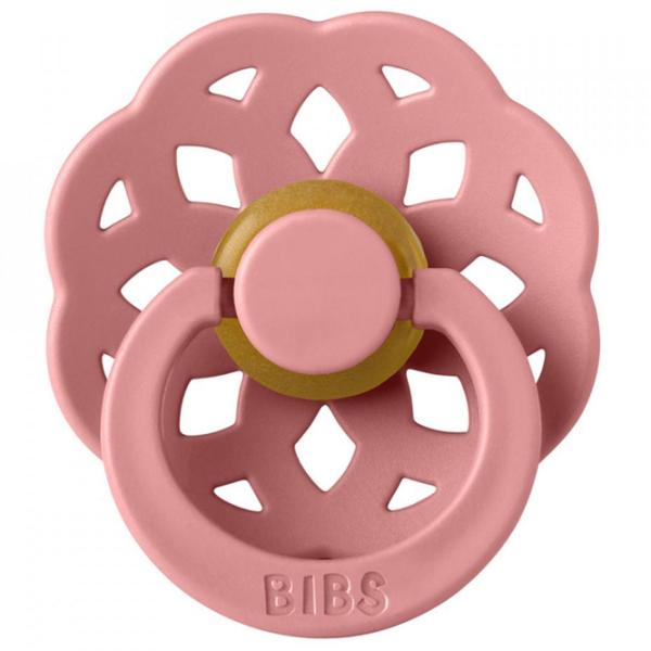 Suzetă cu tetina rotundă Bibs Boheme 230143  Pentru fetițe / 0 luni - 6 luni / Latex / Coral photo 2