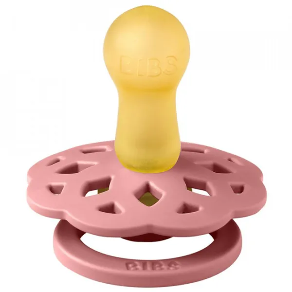 Suzetă cu tetina rotundă Bibs Boheme 230143  Pentru fetițe / 0 luni - 6 luni / Latex / Coral photo 3