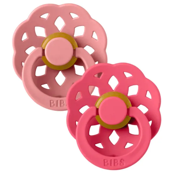 Suzetă cu tetina rotundă Bibs Boheme 230143  Pentru fetițe / 0 luni - 6 luni / Latex / Coral photo 6