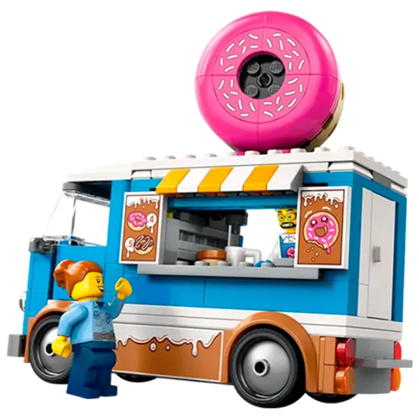 Constructor LEGO Donut Truck Figuri/ Multicolor photo 4