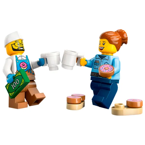 Constructor LEGO Donut Truck Figuri/ Multicolor photo 6