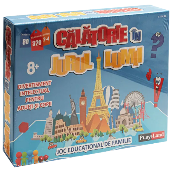 Joc de masă PlayLand Călătoria în jurul lumii 8+/ Dezvoltare photo 1 Joc de masă PlayLand Călătoria în jurul lumii 8+/ Dezvoltare photo 1