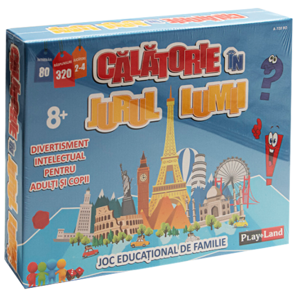 Joc de masă PlayLand Călătoria în jurul lumii 8+/ Dezvoltare photo 1 Joc de masă PlayLand Călătoria în jurul lumii 8+/ Dezvoltare photo 1
