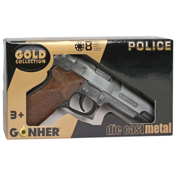 Pistol de jucărie Gonher 45/1 43544 3+ / / Silver photo 5 Pistol de jucărie Gonher 45/1 43544 3+ / / Silver photo 5