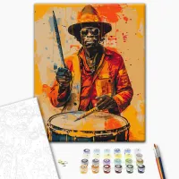 Картина по номерам BrushMe Цвета музыки BS53984 50 x 40 см / Вертикальная photo 3