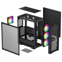 Carcasă Deepcool CC560 Mesh v2 Mid Tower / Black photo 9