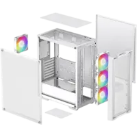 Carcasă Deepcool CC560 Mesh v2 Mid Tower / White photo 9