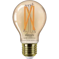 Умная лампочка светодиодная филаментная Philips Filament Amber WIZ 929003017421 E27 / 7 Вт / 2000 K / 640лм / White