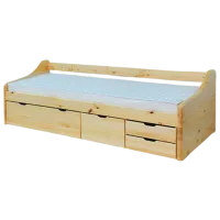 Кровать Drewmax LK131 90 x 200 см / Дерево / Разноцветный