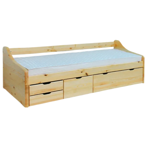 Кровать Drewmax LK131 90 x 200 см / Дерево / Разноцветный photo 4