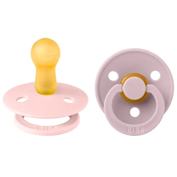 Suzetă cu tetina rotundă Bibs Colour 110416  Pentru fetițe / 0 luni - 6 luni / Latex / Dusky Lilac photo 1