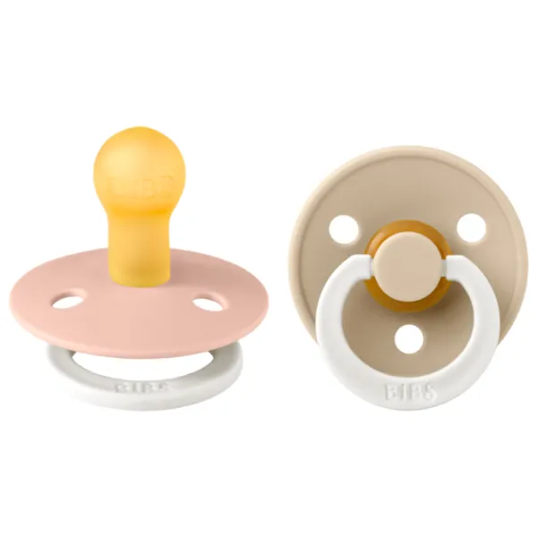 Соска круглая Bibs Colour Glow 130243  Для девочек / 18 месяцев - 36 месяцев / Латекс / Ваниль photo 1