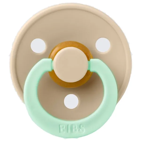 Соска круглая Bibs Colour Glow 130243  Для девочек / 18 месяцев - 36 месяцев / Латекс / Ваниль photo 4