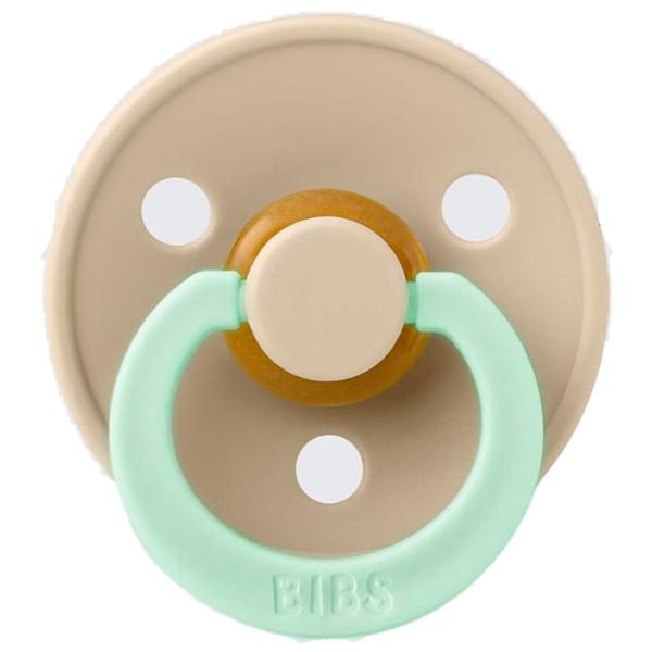 Соска круглая Bibs Colour Glow 130243  Для девочек / 18 месяцев - 36 месяцев / Латекс / Ваниль photo 4