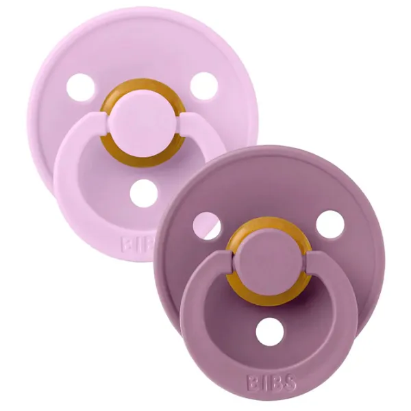 Suzetă cu tetina rotundă Bibs Colour 120430  Unisex / 6 luni - 18 luni / Latex / Mauve photo 2