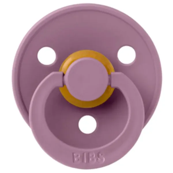 Suzetă cu tetina rotundă Bibs Colour 120430  Unisex / 6 luni - 18 luni / Latex / Mauve photo 3