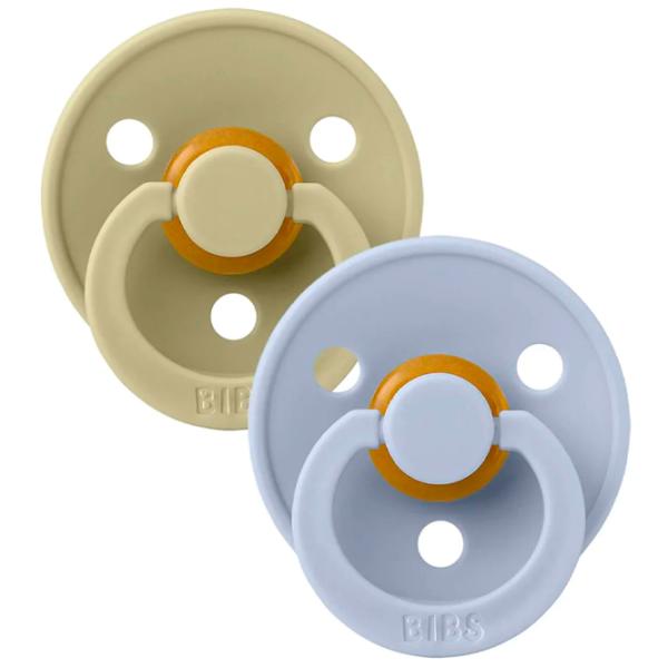 Suzetă cu tetina rotundă Bibs Colour 120406  Unisex / 6 luni - 18 luni / Latex / Khaki photo 2