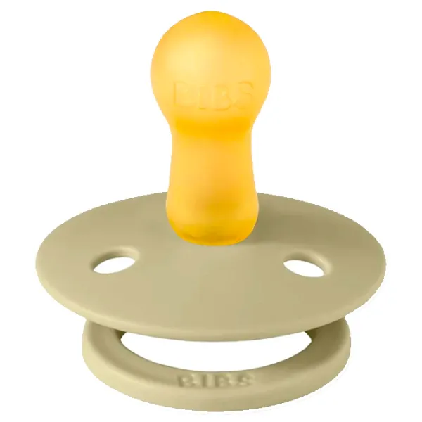 Suzetă cu tetina rotundă Bibs Colour 120406  Unisex / 6 luni - 18 luni / Latex / Khaki photo 3