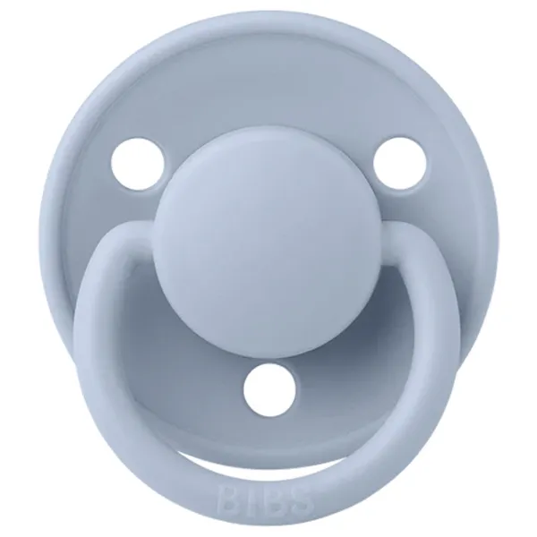 Соска круглая Bibs De lux 150296  Унисекс / 0 месяцев - 36 месяцев / Силикон / Steel Blue photo 4