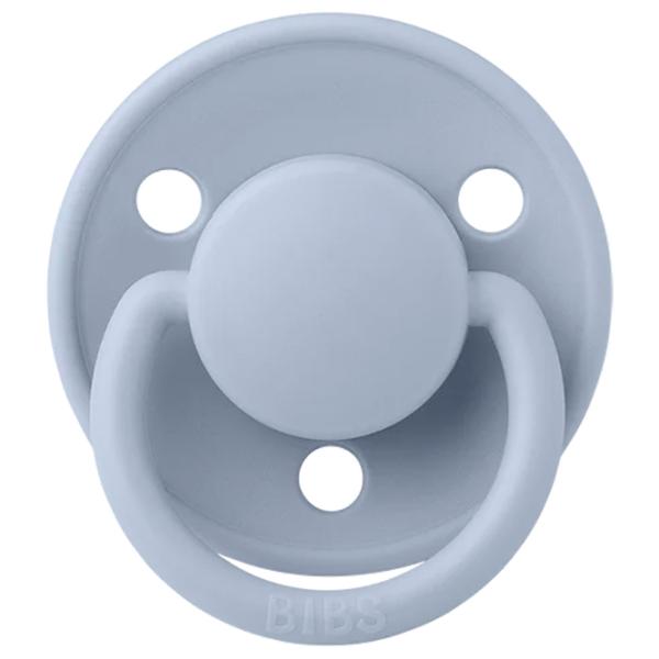 Соска круглая Bibs De lux 150296  Унисекс / 0 месяцев - 36 месяцев / Силикон / Steel Blue photo 4