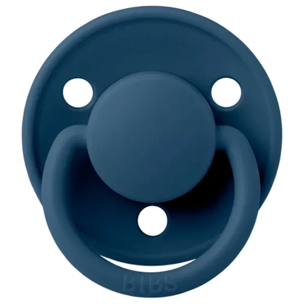 Соска круглая Bibs De lux 150296  Унисекс / 0 месяцев - 36 месяцев / Силикон / Steel Blue photo 5