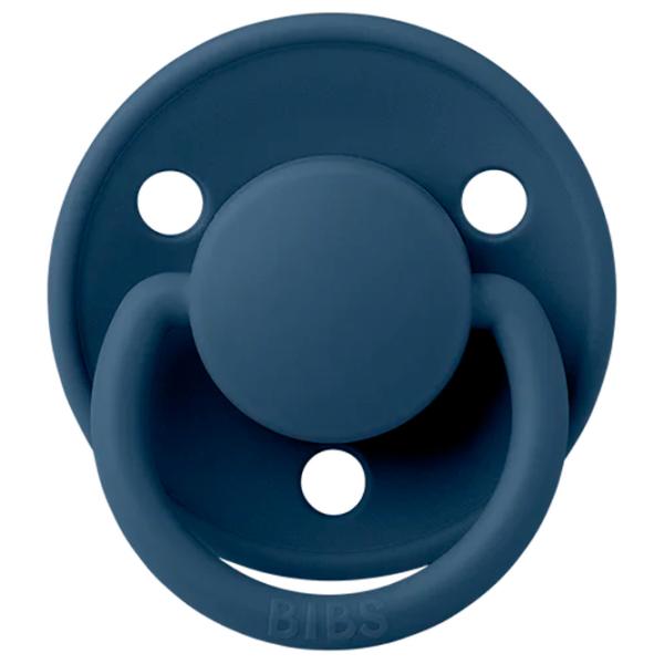Соска круглая Bibs De lux 150296  Унисекс / 0 месяцев - 36 месяцев / Силикон / Steel Blue photo 5