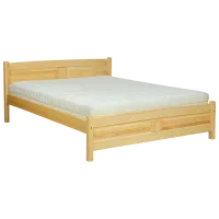 Кровать Drewmax LK104 200 x 200 см / Дерево / Разноцветный