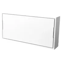 Кровать Flat Compatto H 90 x 200 см / ЛДСП / Белый photo 2