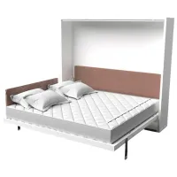 Pat Flat Compatto H 180 x 200 cm / PAL / White