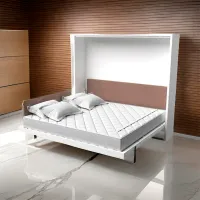 Кровать Flat Compatto H 180 x 200 см / ЛДСП / Белый photo 4